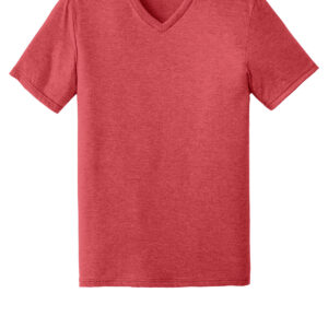 District v-neck red tee