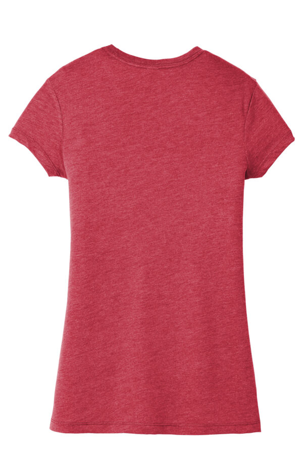District woman red tee