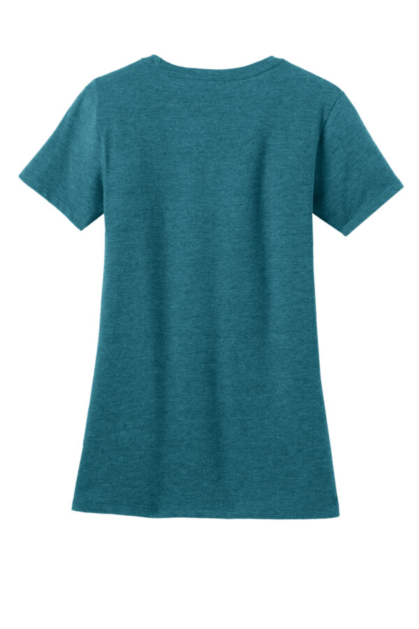 District woman teal tee