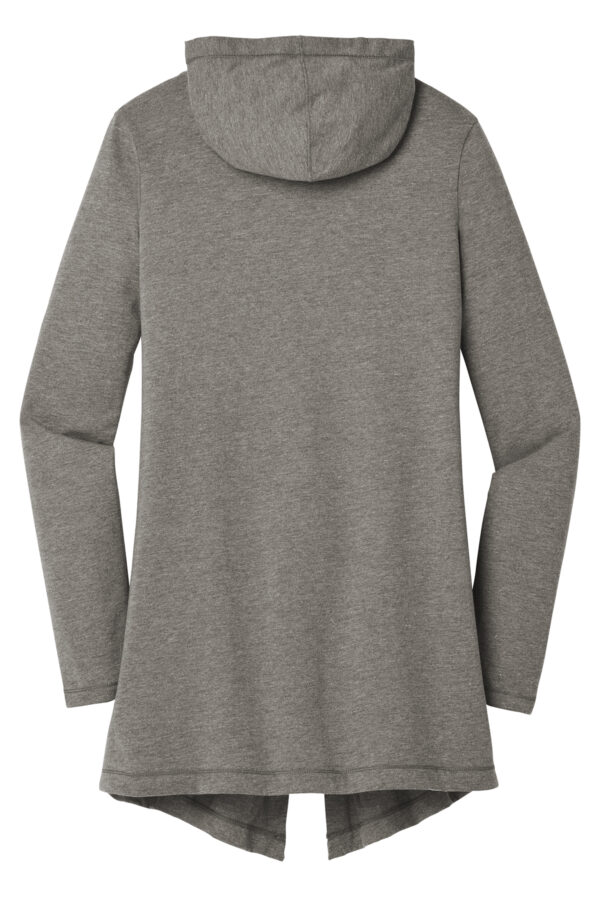 Distric woman hooded grey cardigan