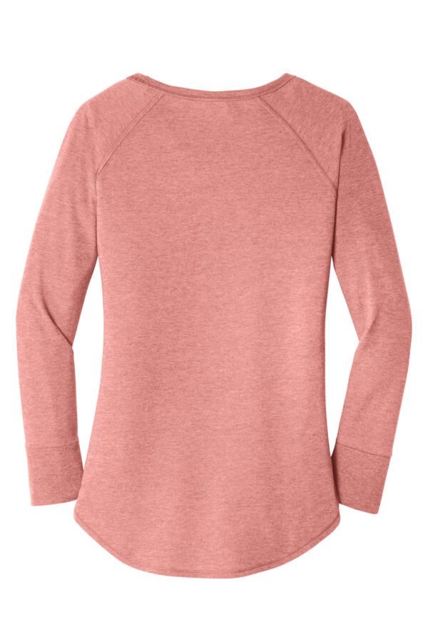 District woman long sleeve blush tunic tee