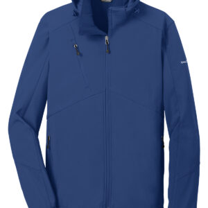 Eddie Bauer hooded blue parka