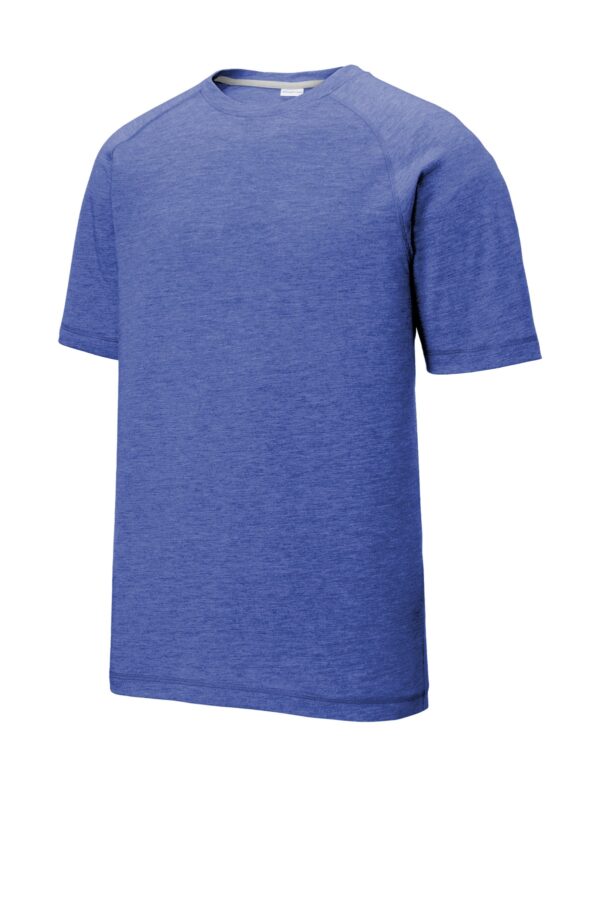 Sport-Tek PosiCharge Tri-Blend Wicking Raglan Tee.