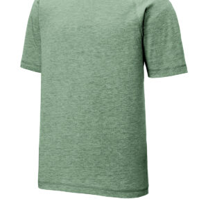 Sport-Tek PosiCharge Tri-Blend green raglan tee